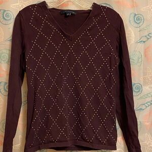 Tommy Hilfiger Purple Sweater